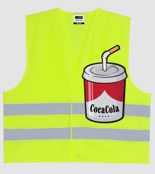  minta neonsárga pólón